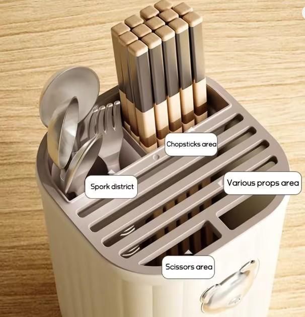 Master-Organizer Knife Holder – Multifunctional Cutlery Stand & Kitchen Storage Solution