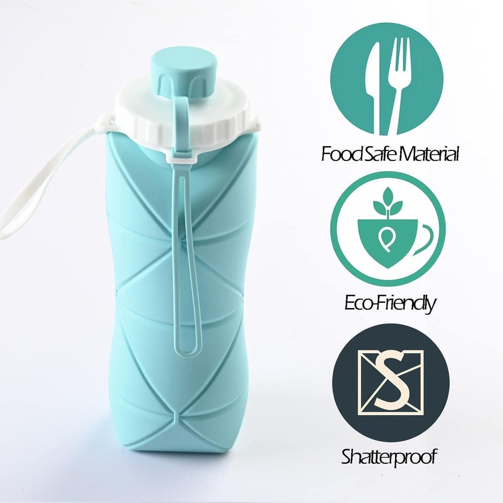 Aero-Fold Silicone Water Bottle – Leakproof, BPA-Free & Travel-ready