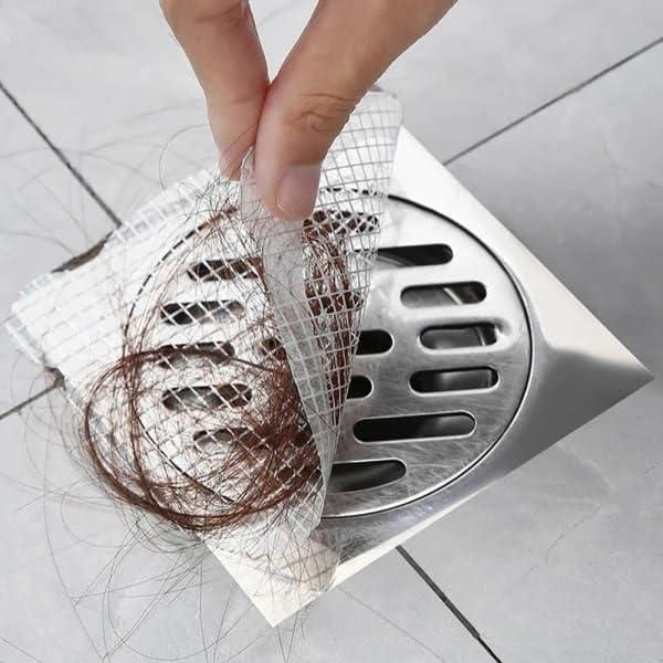 Disposable Floor Drain Mesh Stickers (Pack of 20) – Anti-Clogging & Hair Catcher