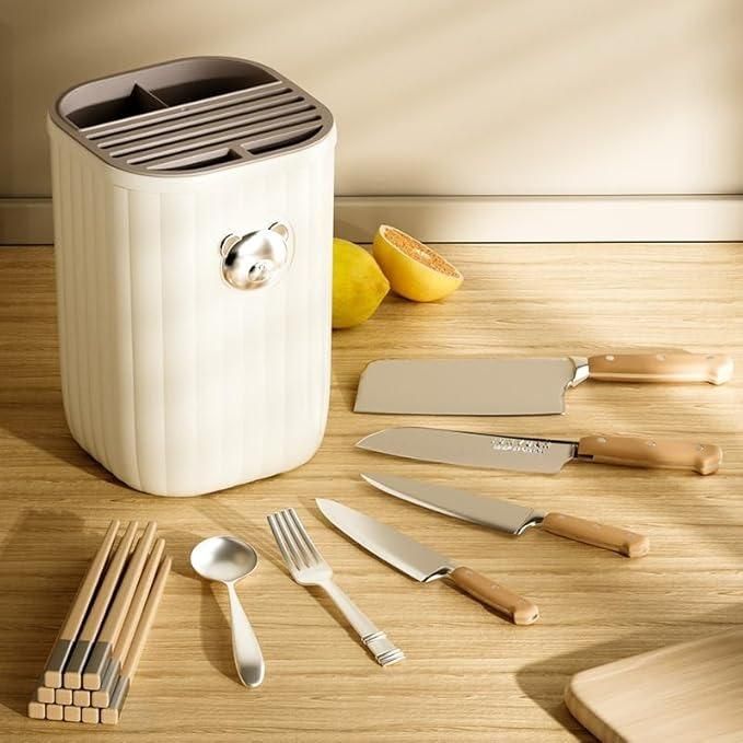 Master-Organizer Knife Holder – Multifunctional Cutlery Stand & Kitchen Storage Solution