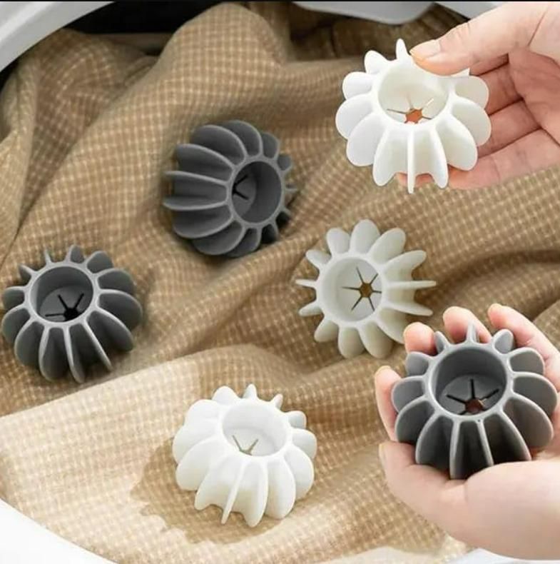 Anti-Tangle Laundry Balls (Pack of 5) – Reusable Washing Machine Cleaning Spheres