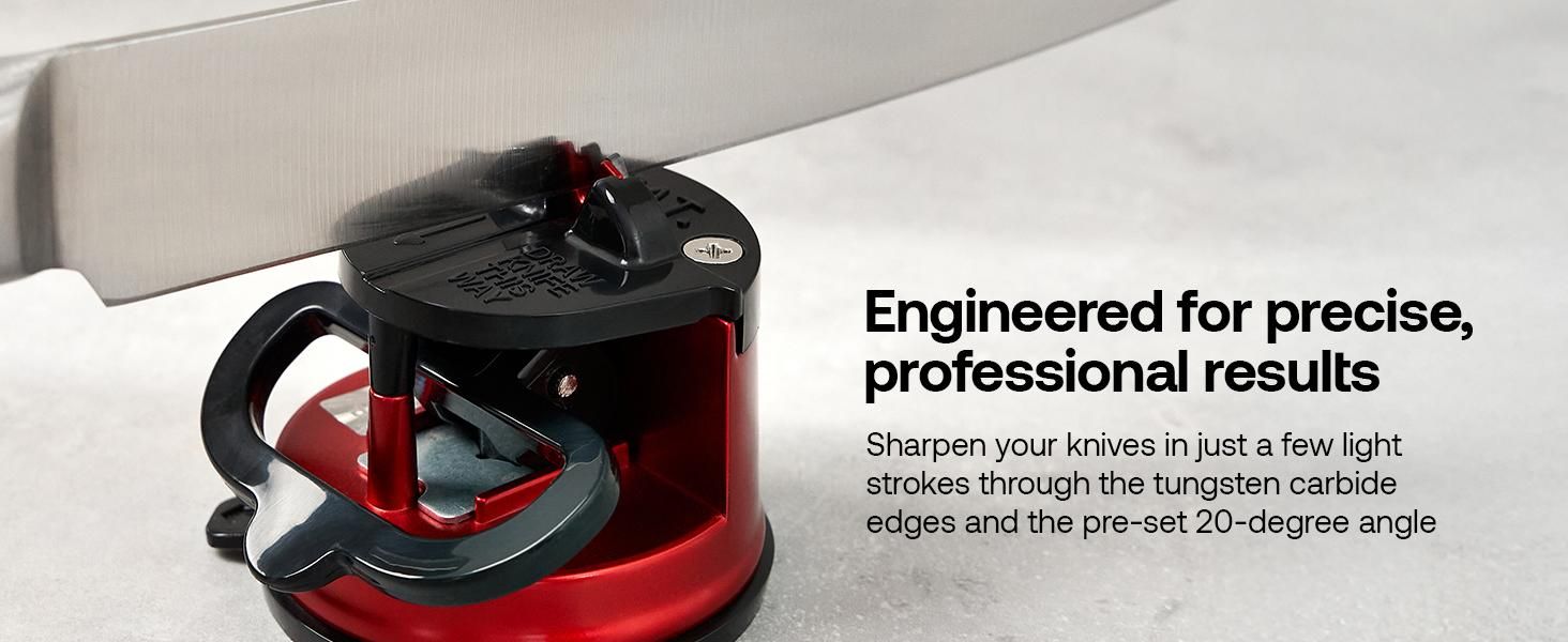 Ultra-Sharp Precision Knife Sharpener – Secure Suction Grip