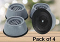 Anti Vibration Pads for Washing Machine and Refrigerator  (Pack of 4) (Grey), Medium